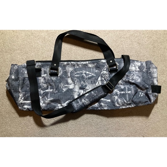 RARE Lululemon Inky Manifesto India Yoga Mat Bag - Picture 3 of 9